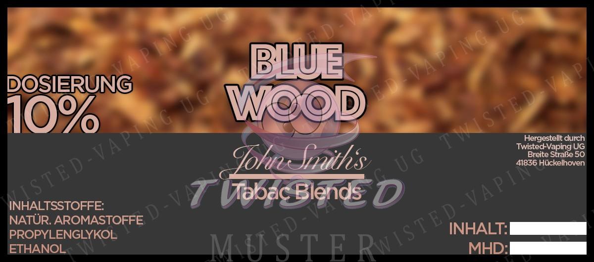 Blue Wood  Twisted