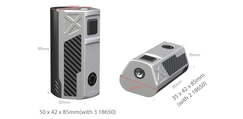 teslacigs box mod elettronica