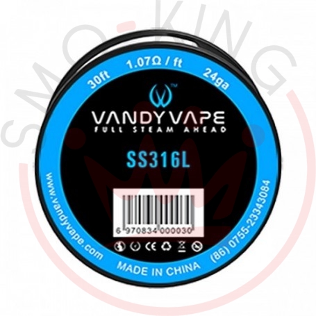 Vandy Vape SS316L Wire 24ga 10ml