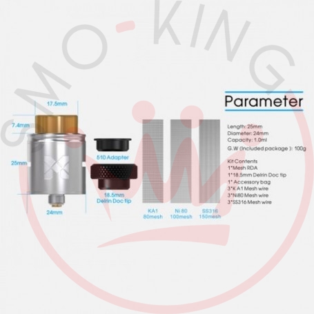 Vandy Vape Ni80 Mesh Wire 1.8ohm 1,50ml Vandy Vape Ni80 Mesh Wire 1.8ohm 1,50ml