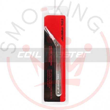 Coil Master Pinzette Ceramiche Ricurve Per Rigenerazione White