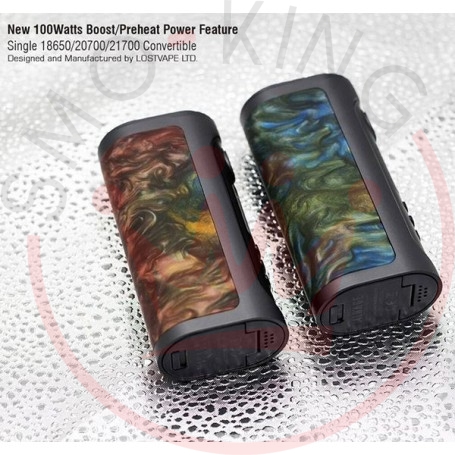 Lost Vape Mirage DNA75C Box Mod 75W Black Black Blaze