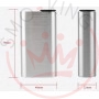 Wismec Noisy Cricket 18650 Box Mod Silver