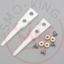 Replacement Tips Ceramic Tweezers White