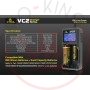 Xtar VC2 Caricabatterie LCD Charger