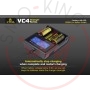 Xtar VC4 Caricabatterie LCD Charger