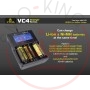 Xtar VC4 Caricabatterie LCD Charger