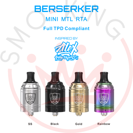Vandy Vape Berserker Mini MTL RTA Atomizer 2ml Black