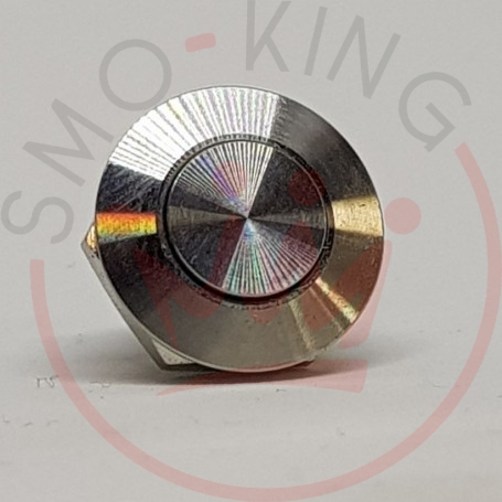 Pulsante 16mm Cromato