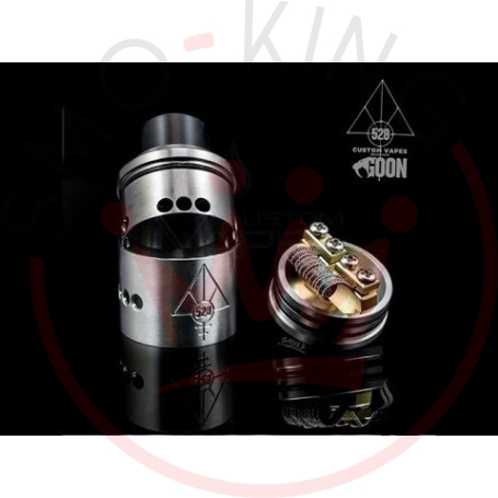 528 Custom Vapes Goon Rda Dripping 22mm Silver