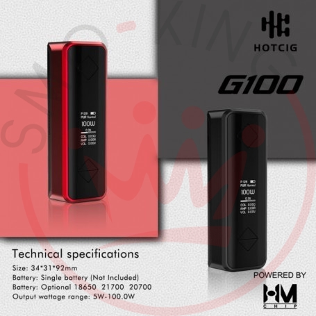 Hotcig G100 Box Mod smo-kingshop.it