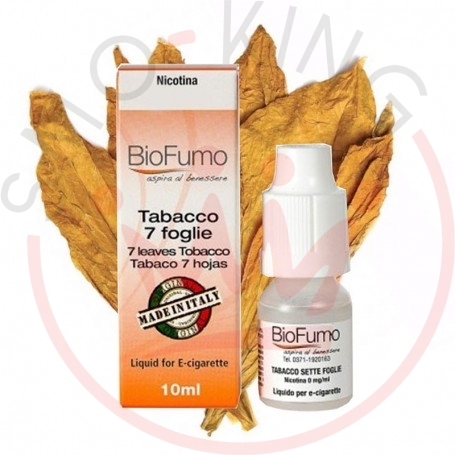 Biofumo Tabacco 7 Foglie Liquido Pronto 10ml
