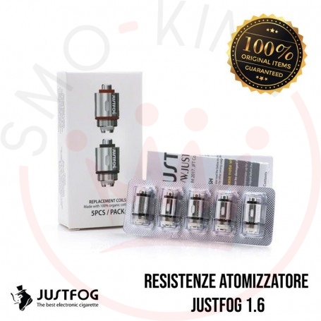 Resistenze Justfog Resistenze 1.6ohm G14 C14 S14 Q14 Q16
