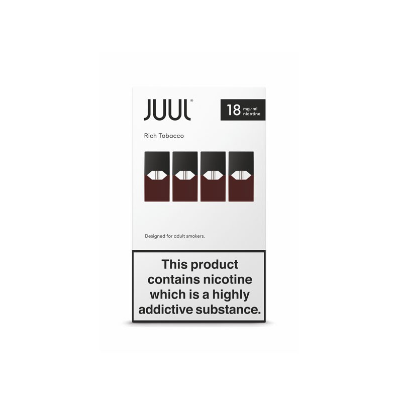 JuulPods Rich Tobacco Nicotina by Juul Smo-KingShop.it