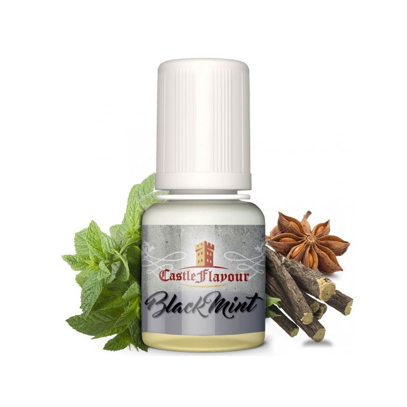 Castle Flavour Black Mint Concentrated Aroma 10 ml Smo-KingShop.it