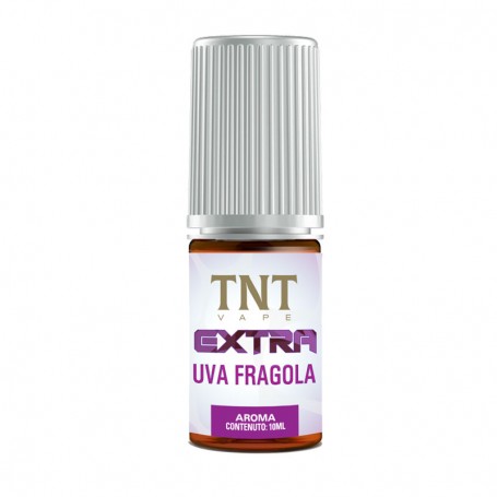TNT Vape Extra Uva Fragola Aroma 10 ml Liquido Sigaretta Elettronica