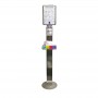 Column Free Standing Stainless Steel Gel Holder