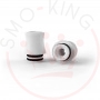DRIP TIP Teflon White for 4.32 RDTA Angry Fox Vape