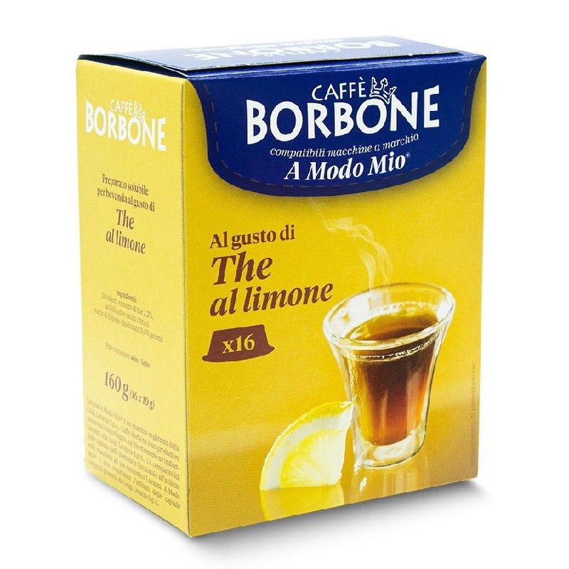 A MODO MIO 16pz Capsule THE LIMONE Borbone Smo KingShop it