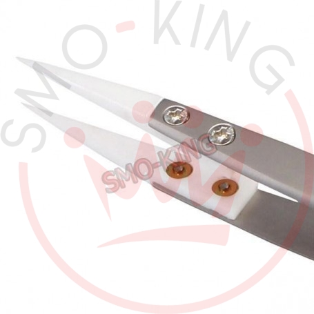 Pinzette Acciaio E Ceramica White