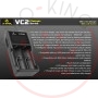 Xtar VC2 Caricabatterie LCD Charger
