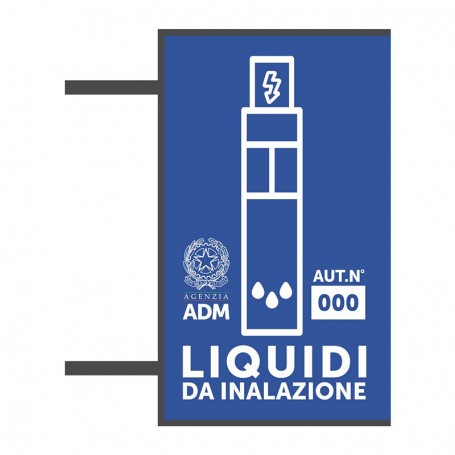 ADM Inhalation Liquid Double-sided Flag Banner