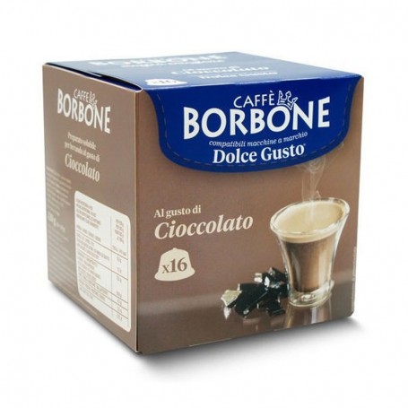 Nescafé Dolce Gusto CHOCOLATE Capsules 16pz Caffè Borbone
