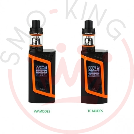 SMOK Alien Box Mod Kit Tc 220w With Tfv8 Baby Blackorange