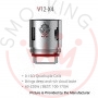 Smok Tfv12 V12x4 Quadruple Coil Resistenze di Ricambio Head 0.15ohm 3pz
