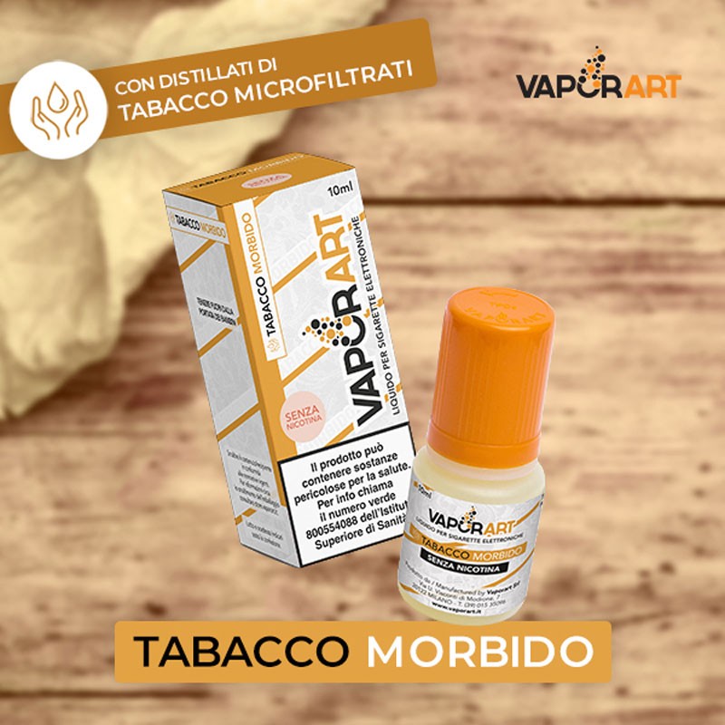 Tabacco Morbido Distillati 10 ml Liquido Pronto Nicotina Vaporart