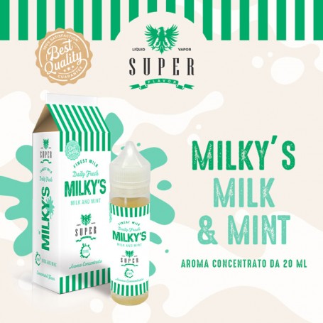 Milky's Milk & Mint Concentrated Aroma 20 ml Super Flavor