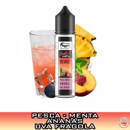Red Sunset Cocktails Vape Ice Decomposed Aroma 20 ml Vapurì