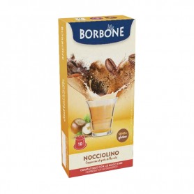 Capsule NOCCIOLINO Nespresso 10pz Caffè Borbone