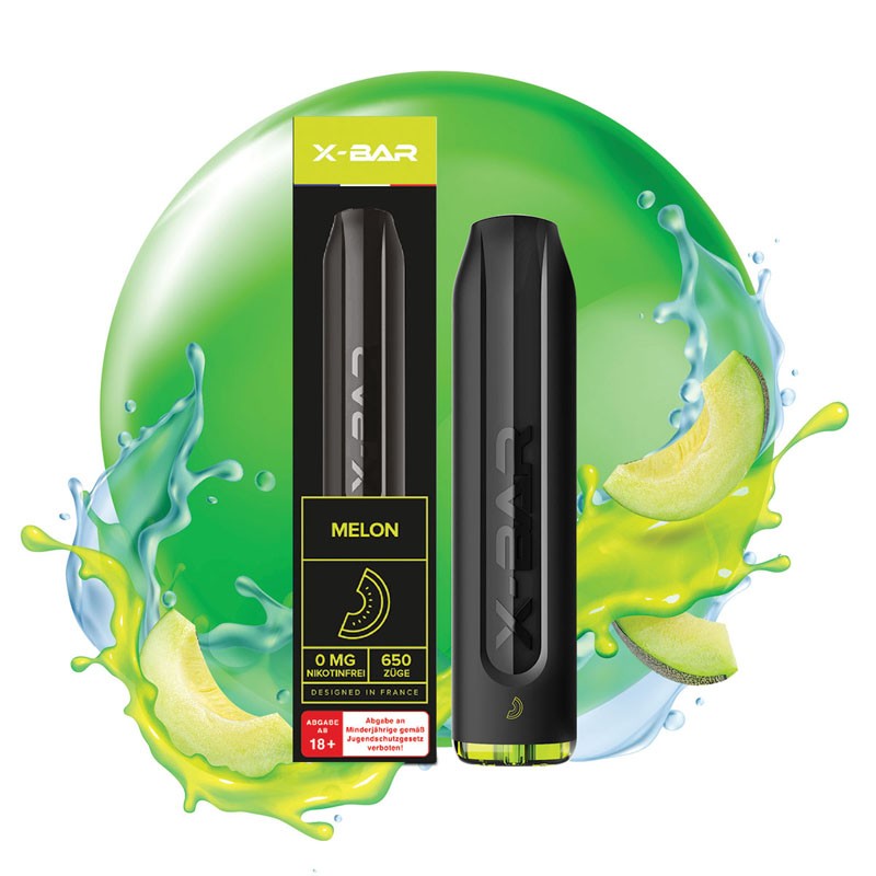 X Bar Fizzy Melon 500mAh Sigaretta Usa e Getta 650 Puff | Smo-kingShop