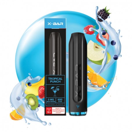 X Bar Tropical Punch 500mAh Disposable Cigarette 650 Puff