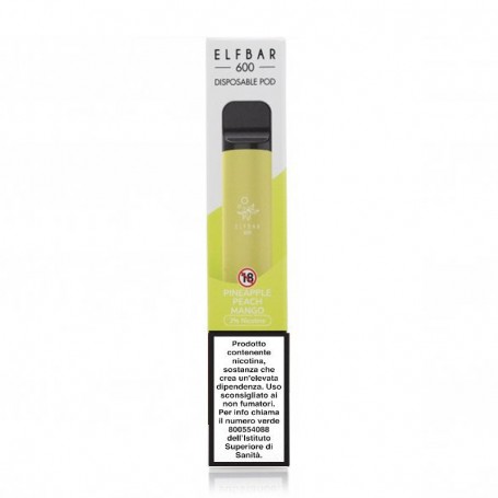 Elfbar 600 Pineapple Peach Mango Sigaretta Usa e Getta