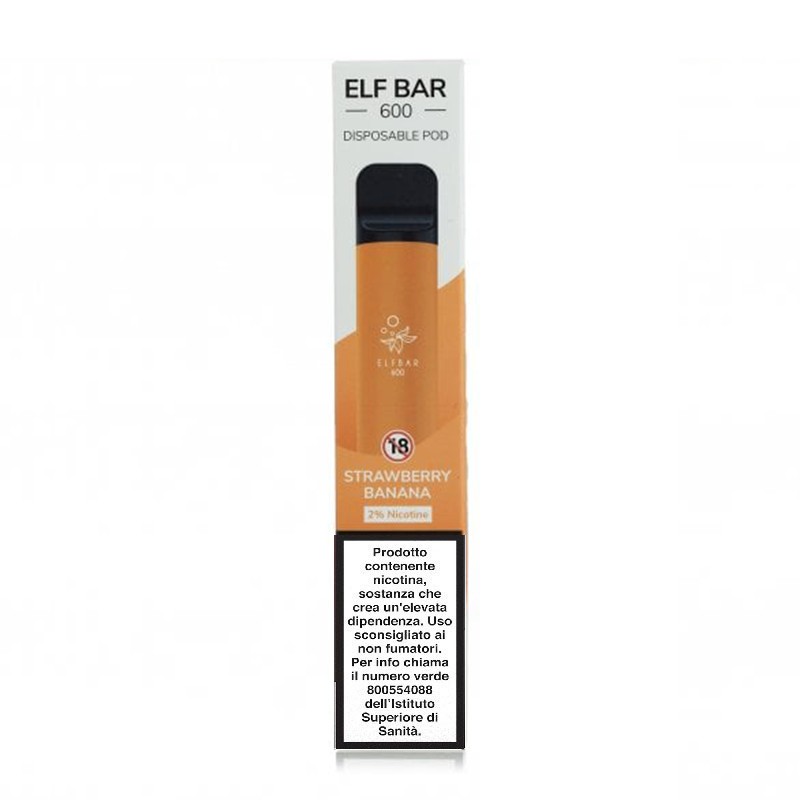 Elfbar 600 Strawberry Banana Disposable Cigarette