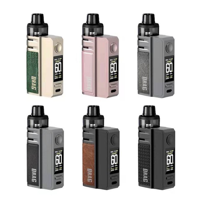 voopoo drag 60w E60 Complete Kit E-liquid flavor:Crisp Green Blue Razz Ice voopoo drag internal battery