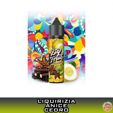 LIQUIRIZIA ANICE CEDRO Big Fruit Aroma Decomposed 20 ml BIG