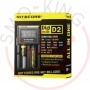 Nitecore Digicharger D2 Carica Batterie 2 Posti