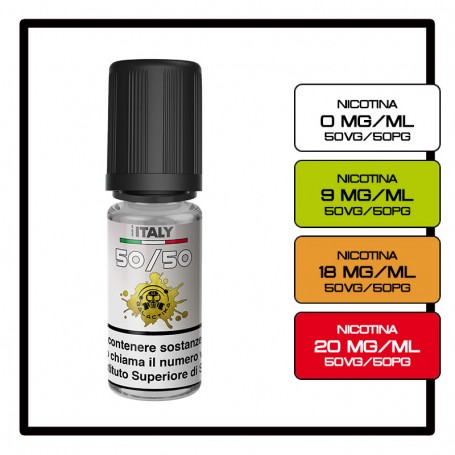 galactika base neutra 10ml 50 50 basetta nicotina