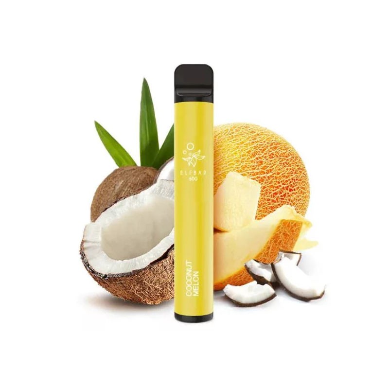 Elf Bar 600 Coconut Melon Disposable Cigarette | Smo-kingShop.it