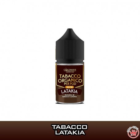 Latakia Tabacco Organico Mini Shot 10+10 ml Goldwave