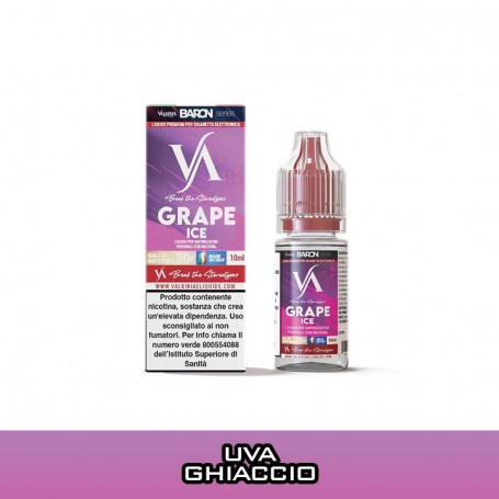 Grape Ice Nicotine Ready Liquid 10 ml Valkiria