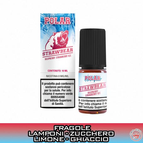 STRAW BEAR Polar 10 ml Nicotine Liquid Tnt Vape