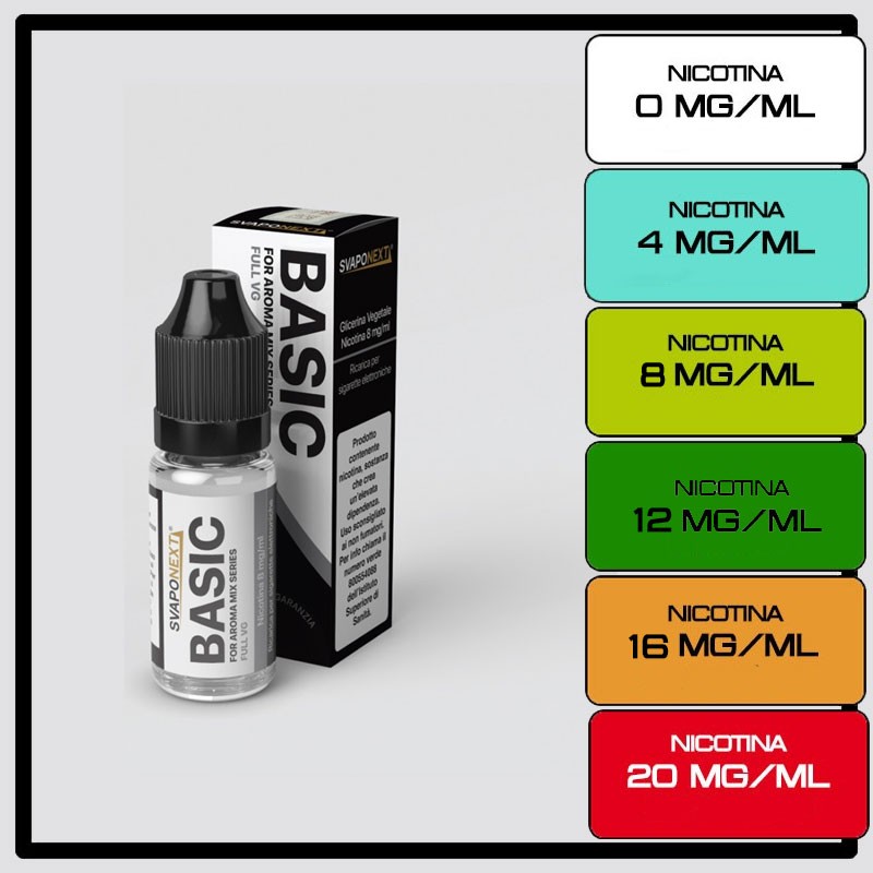 geekvape aegis solo 3 istruzioni BASIC FULL VG 10 ml Basetta Nicotina SvapoNext