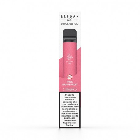 Elfbar 600 PINK GRAPEFRUIT Sigaretta Usa e Getta