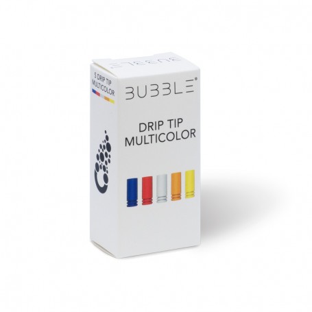 DRIP TIP MULTICOLOR Replacement BUBBLE Vaporart 5 Pieces