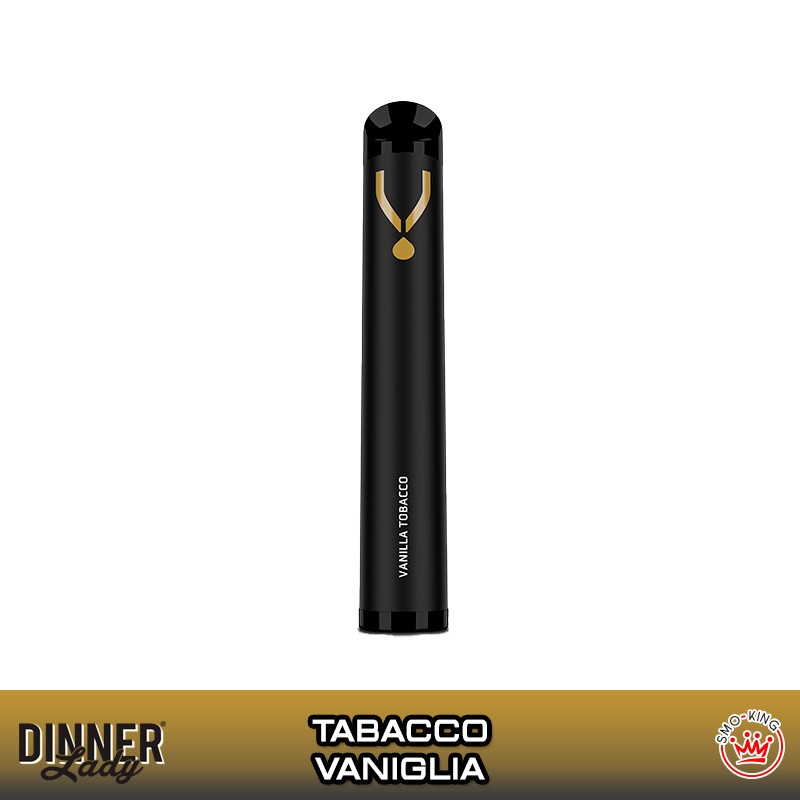 V600 VANILLA TOBACCO Disposable Cigarette 600 Puff DINNER LADY