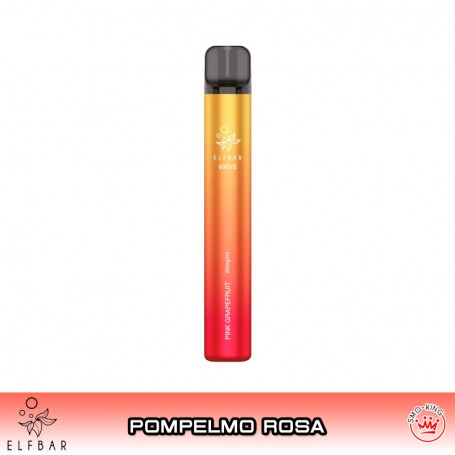 ELFBAR 600V2 PINK GRAPEFRUIT Sigaretta Usa e Getta
